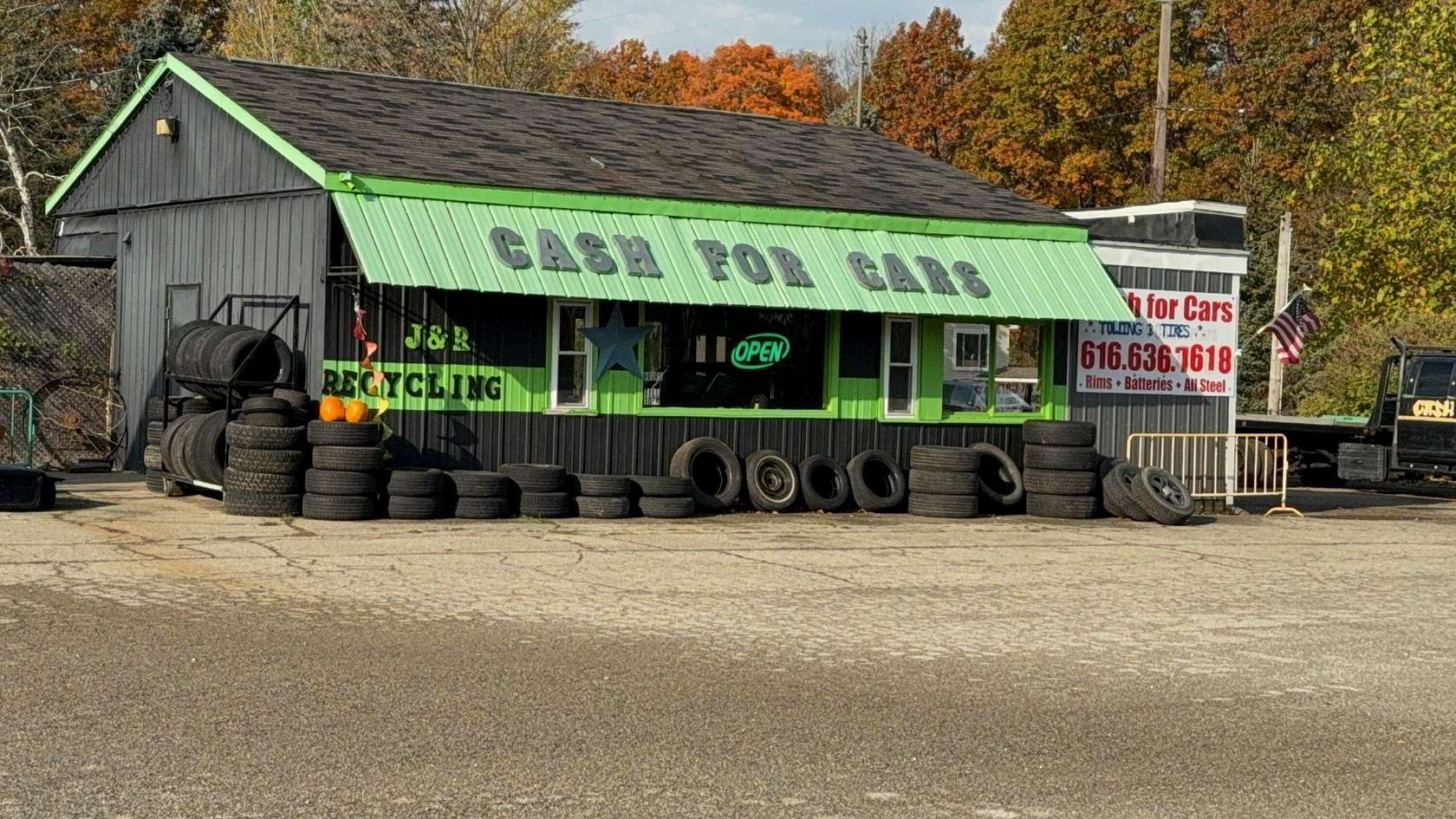 3.67 Acres of Improved Commercial Land for Sale in Casnovia, Michigan