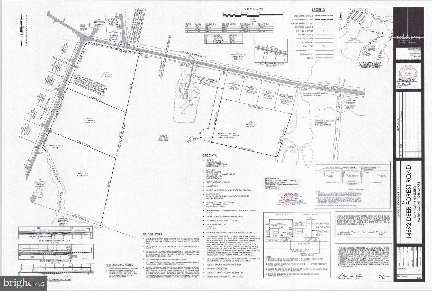 5.17 Acres of Residential Land for Sale in Bridgeville, Delaware