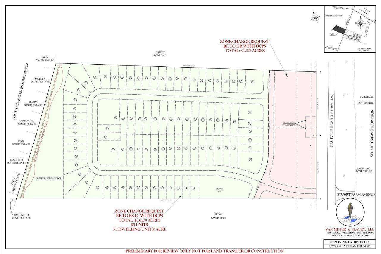 18.9 Acres of Commercial Land for Sale in Bowling Green, Kentucky