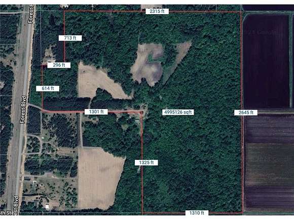 114.68 Acres of Recreational Land & Farm for Sale in Harris, Minnesota