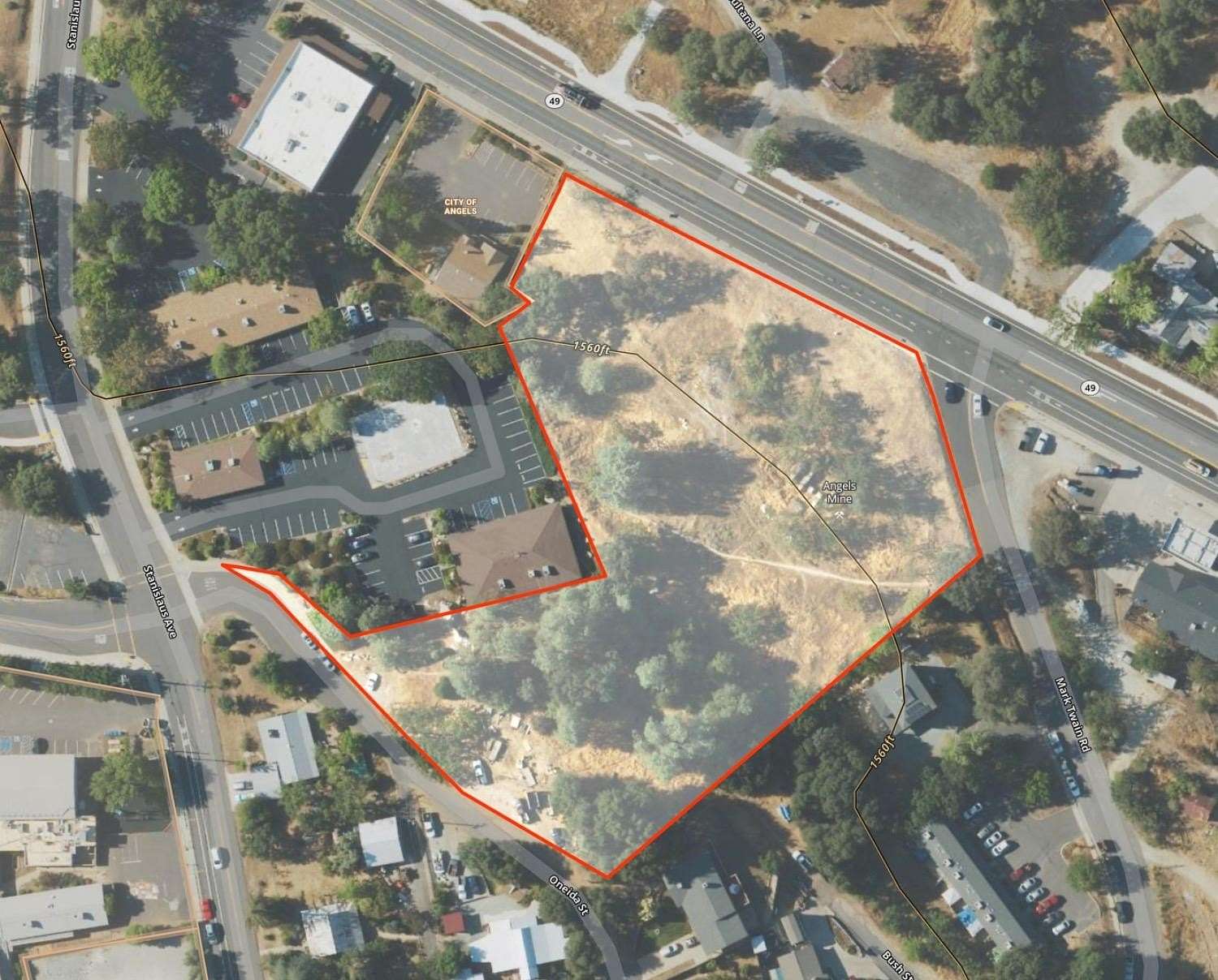 3 Acres of Commercial Land for Sale in Angels Camp, California
