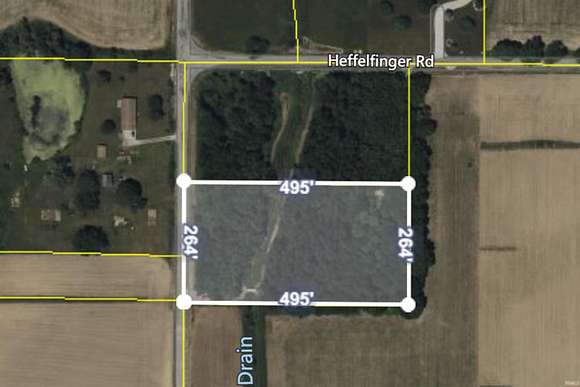 3 Acres of Land for Sale in Churubusco, Indiana