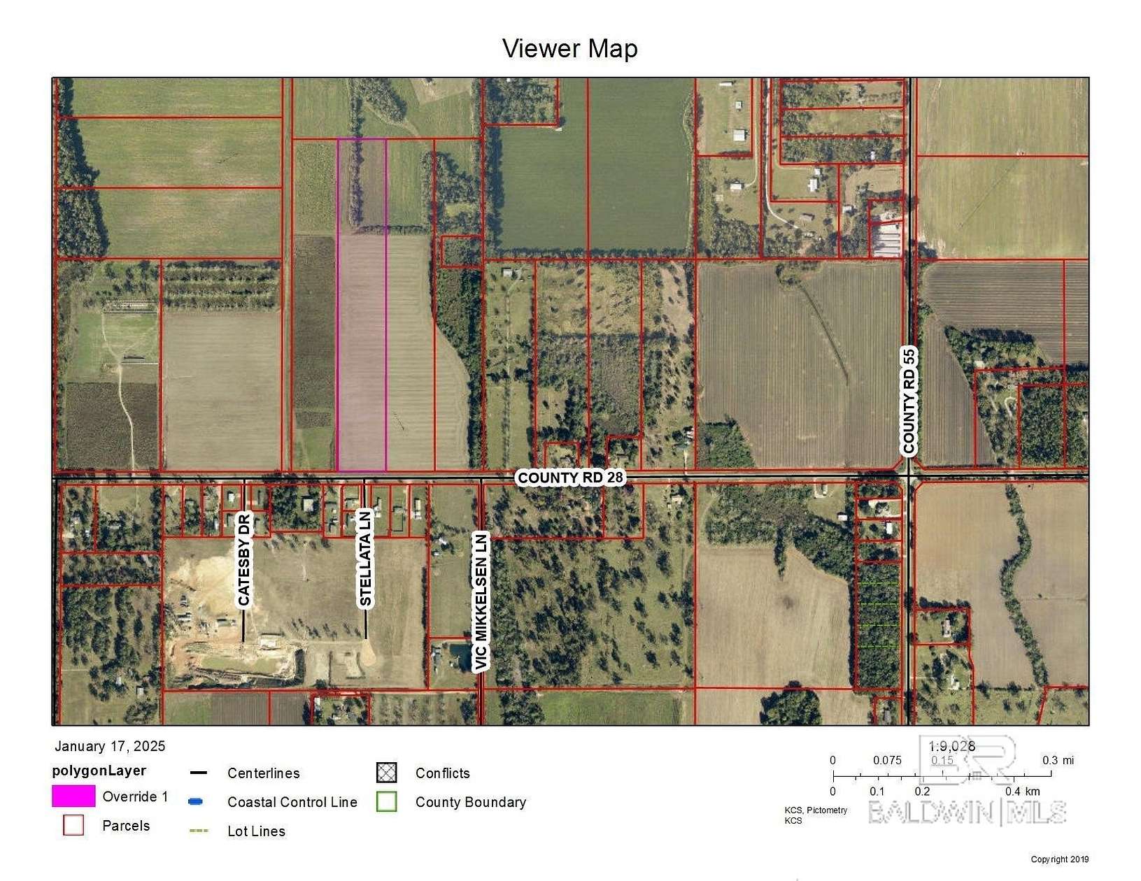 14.5 Acres of Land for Sale in Summerdale, Alabama