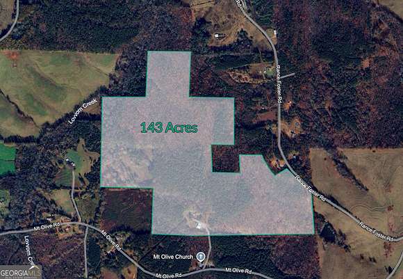 143 Acres of Recreational Land & Farm for Sale in Bowdon, Georgia