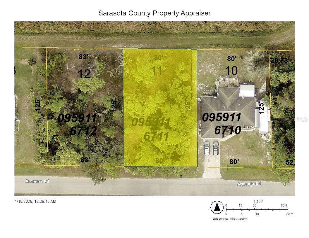 0.23 Acres of Residential Land for Sale in North Port, Florida