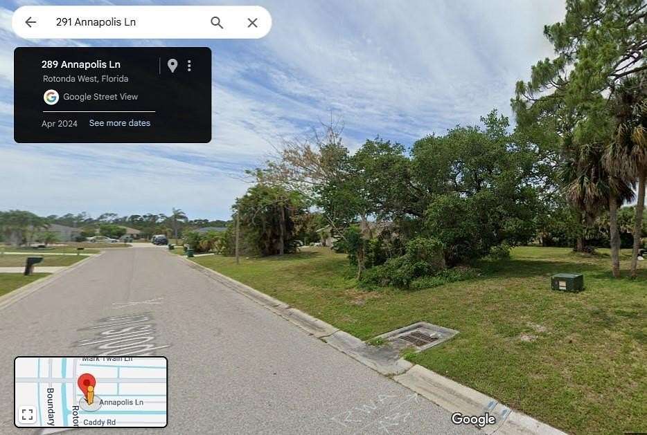0.2 Acres of Residential Land for Sale in Rotonda West, Florida