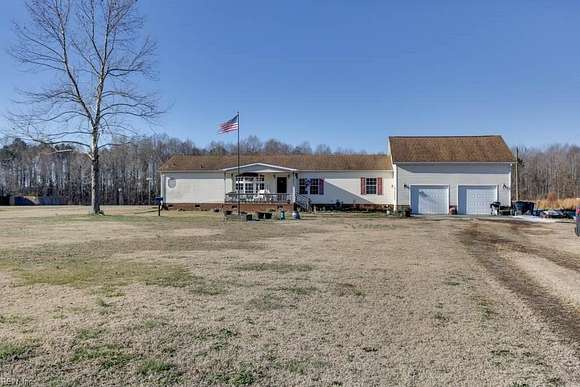 3.44 Acres of Residential Land with Home for Sale in Ivor, Virginia