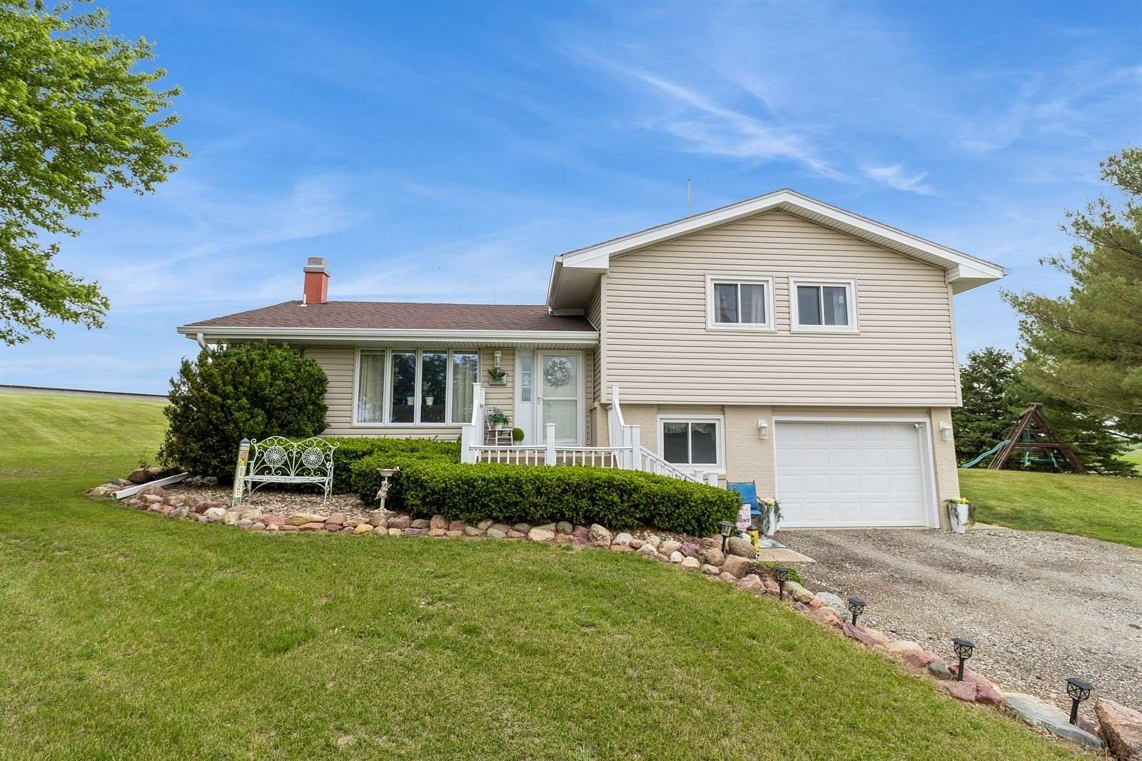 59 Acres of Agricultural Land with Home for Sale in Audubon, Iowa