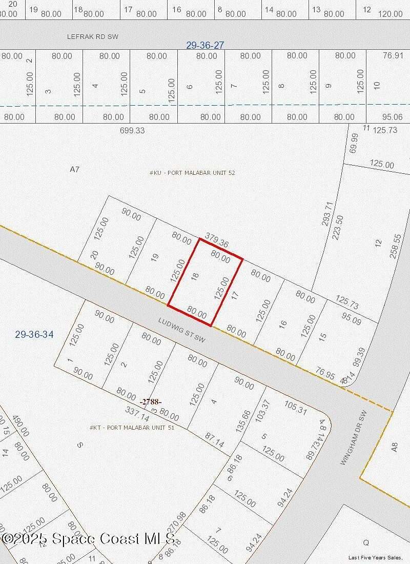 0.23 Acres of Land for Sale in Palm Bay, Florida