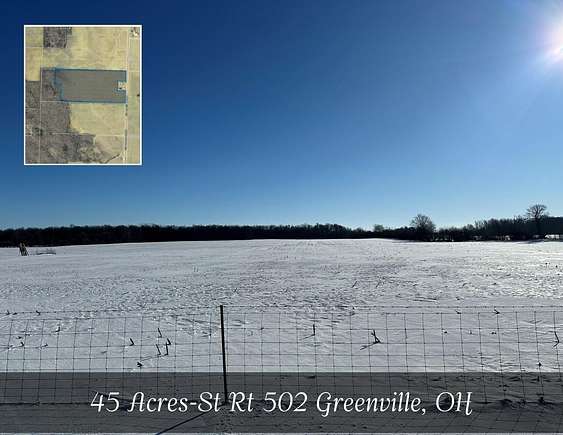 45.5 Acres of Recreational Land & Farm for Sale in Greenville, Ohio