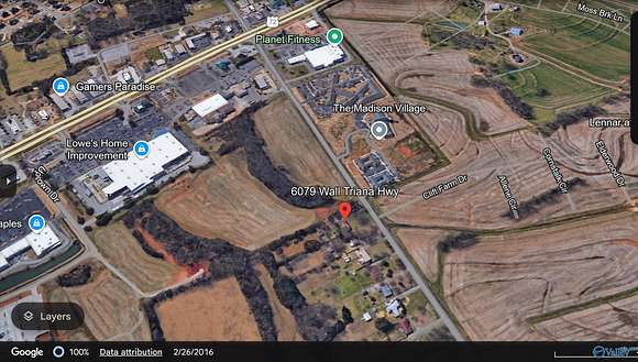 2 Acres of Mixed-Use Land for Sale in Madison, Alabama