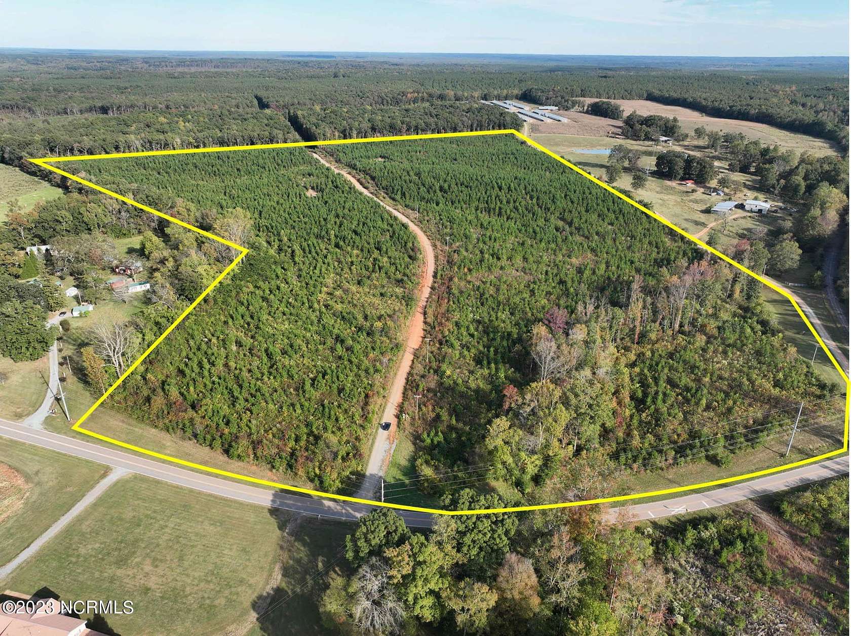 58.9 Acres of Recreational Land for Sale in Carthage, North Carolina