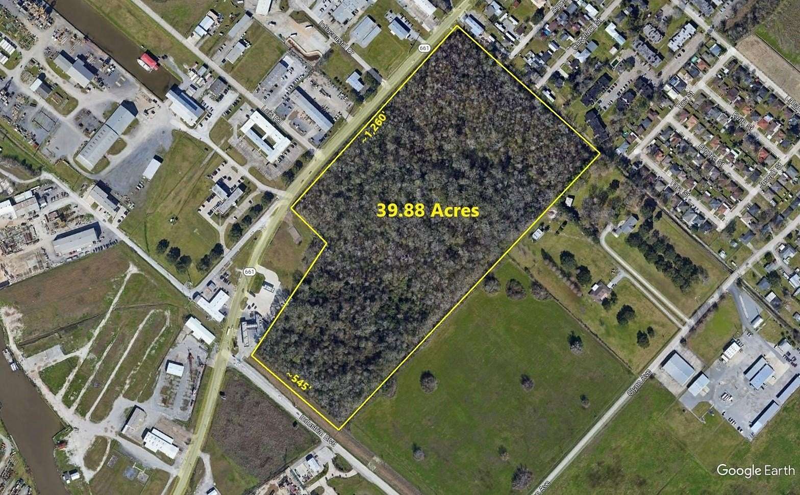 39.9 Acres of Land for Sale in Houma, Louisiana