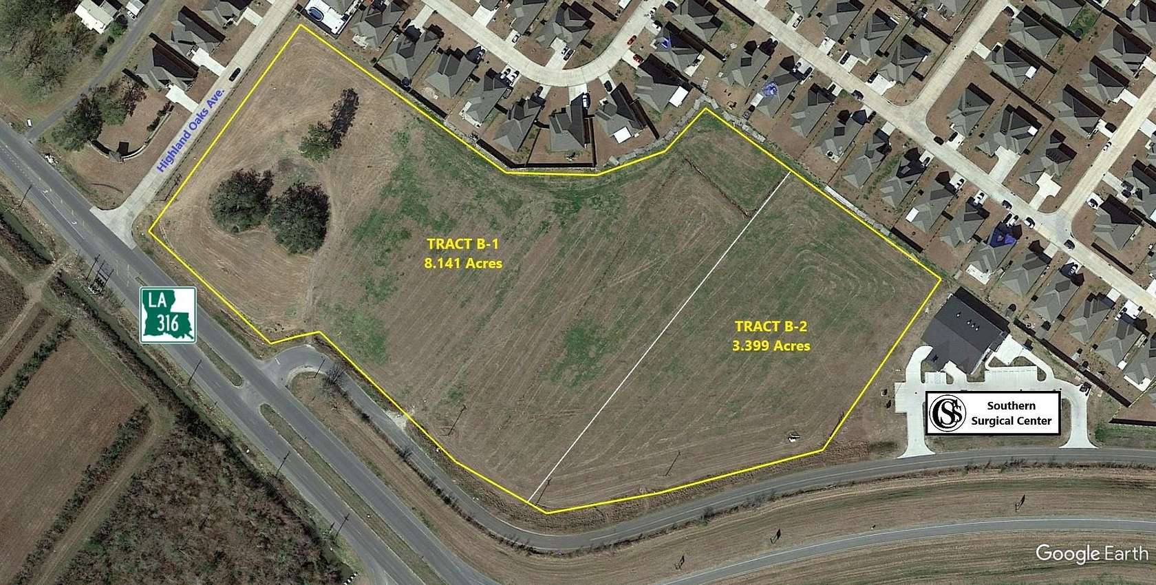 8.14 Acres of Commercial Land for Sale in Gray, Louisiana