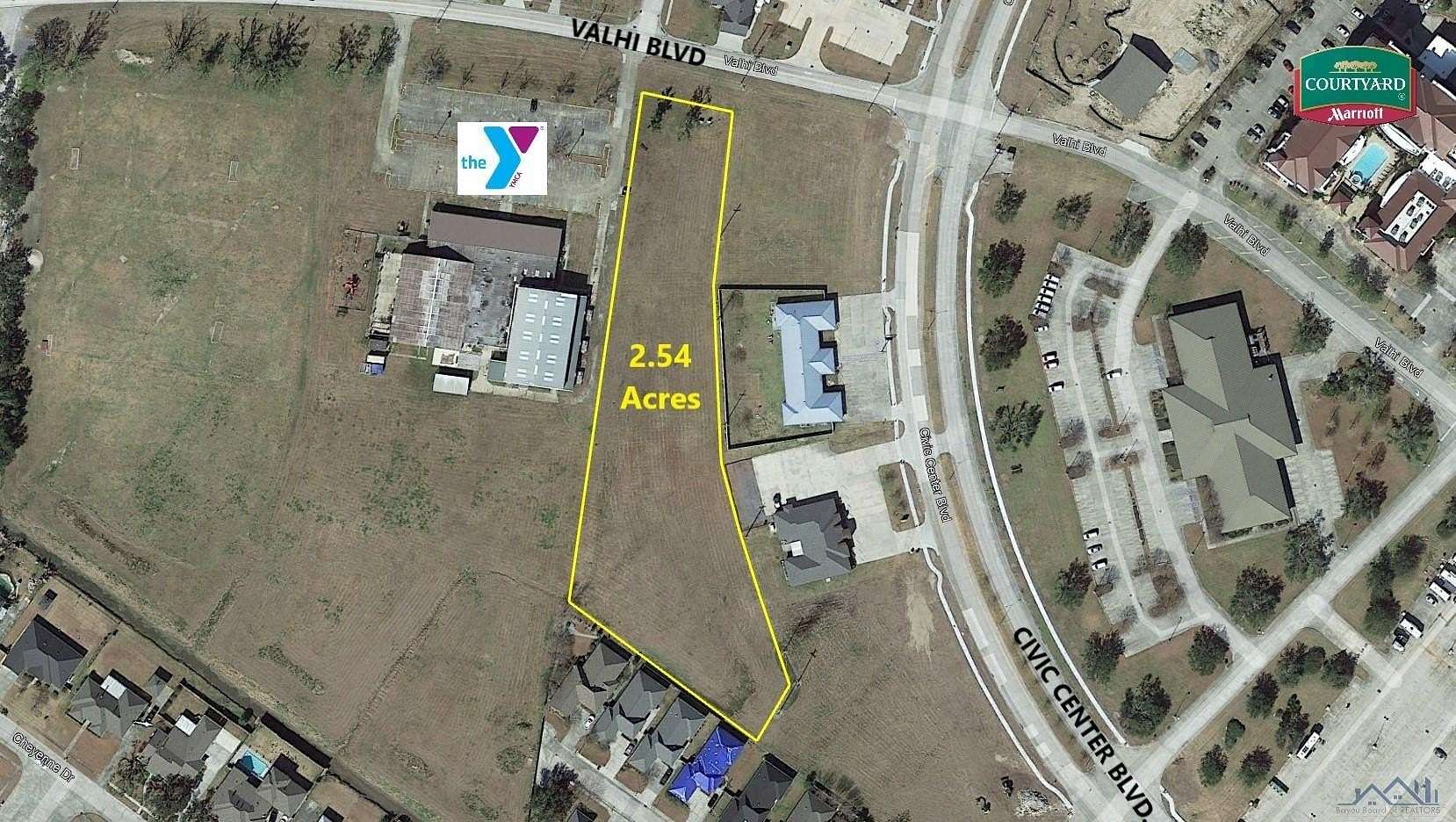 2.54 Acres of Commercial Land for Sale in Houma, Louisiana