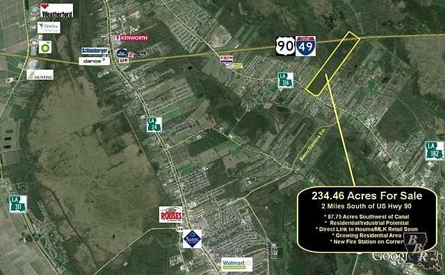 234 Acres of Mixed-Use Land for Sale in Houma, Louisiana