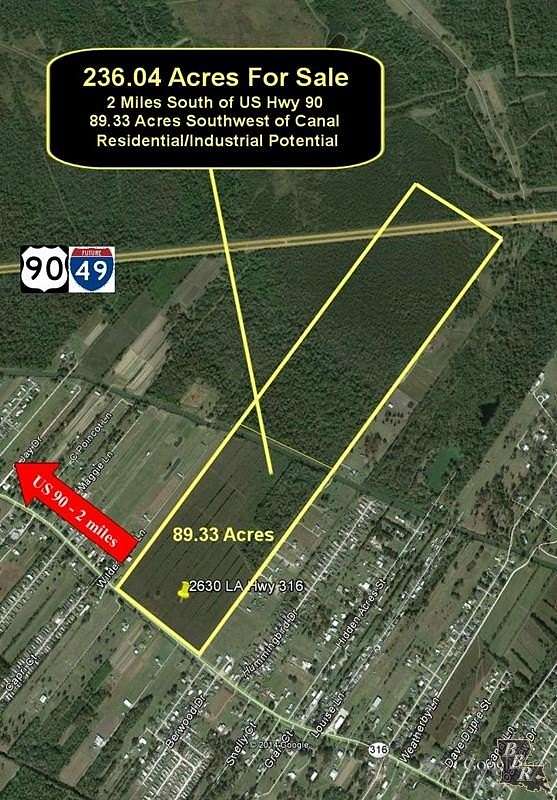 234 Acres of Mixed-Use Land for Sale in Houma, Louisiana
