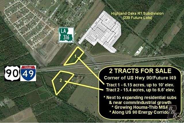 15.4 Acres of Land for Sale in Gray, Louisiana