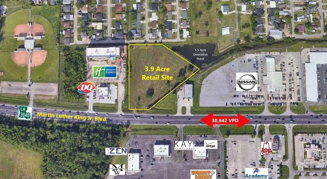 5.4 Acres of Commercial Land for Sale in Houma, Louisiana