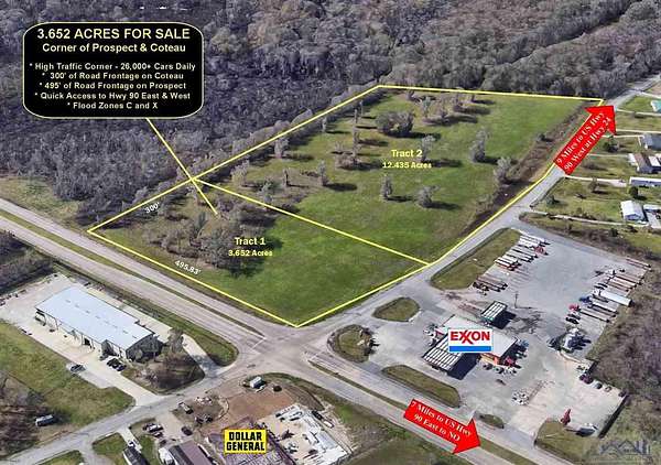 3.65 Acres of Commercial Land for Sale in Houma, Louisiana