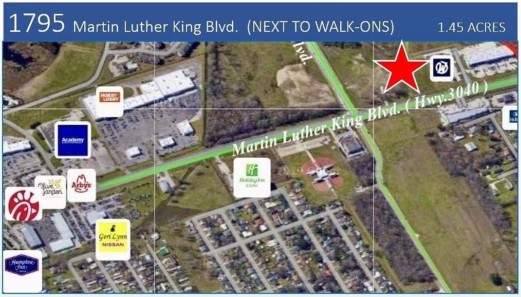 1.45 Acres of Mixed-Use Land for Sale in Houma, Louisiana