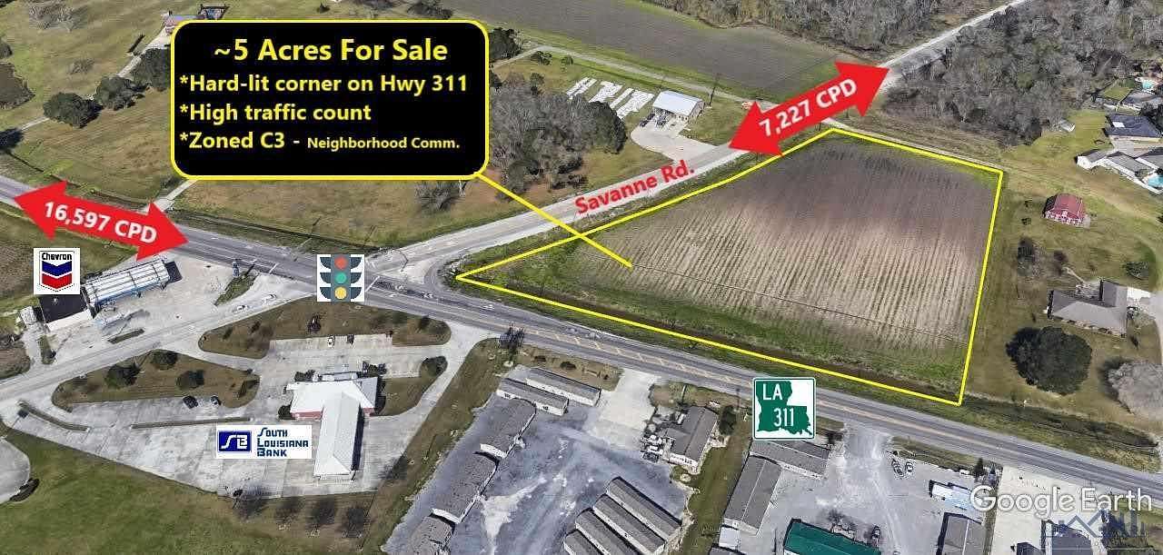 5 Acres of Commercial Land for Sale in Houma, Louisiana