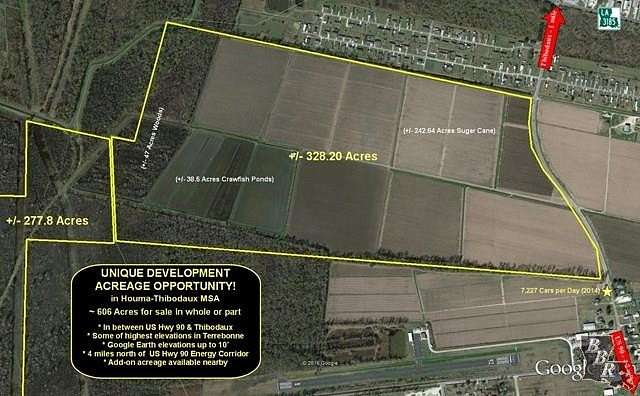 606 Acres of Land for Sale in Schriever, Louisiana