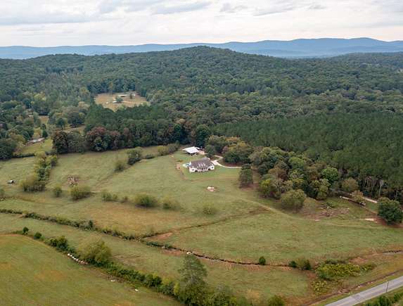 56 Acres of Agricultural Land with Home for Sale in Summerville, Georgia