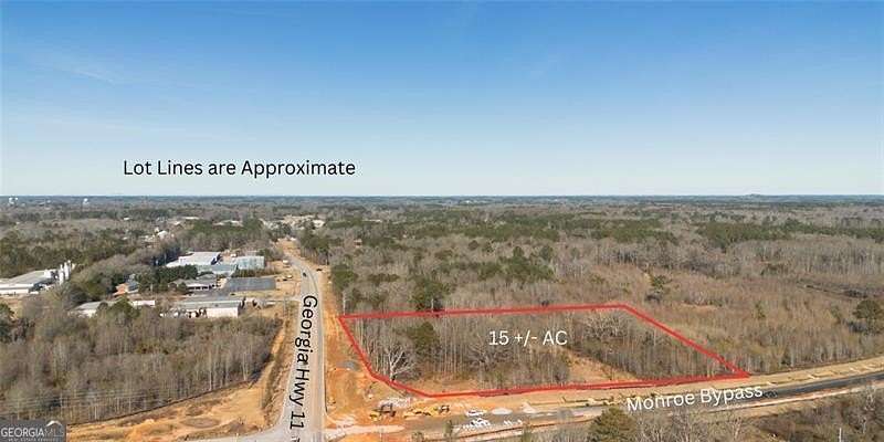 15 Acres of Land for Sale in Monroe, Georgia