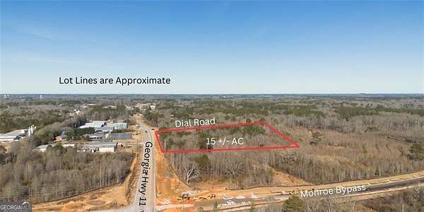 15 Acres of Land for Sale in Monroe, Georgia