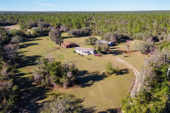 6 Acres of Land with Home for Sale in Umatilla, Florida