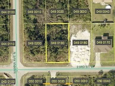0.25 Acres of Residential Land for Sale in Lehigh Acres, Florida