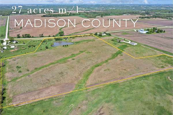 26.6 Acres of Recreational Land for Sale in St. Charles, Iowa