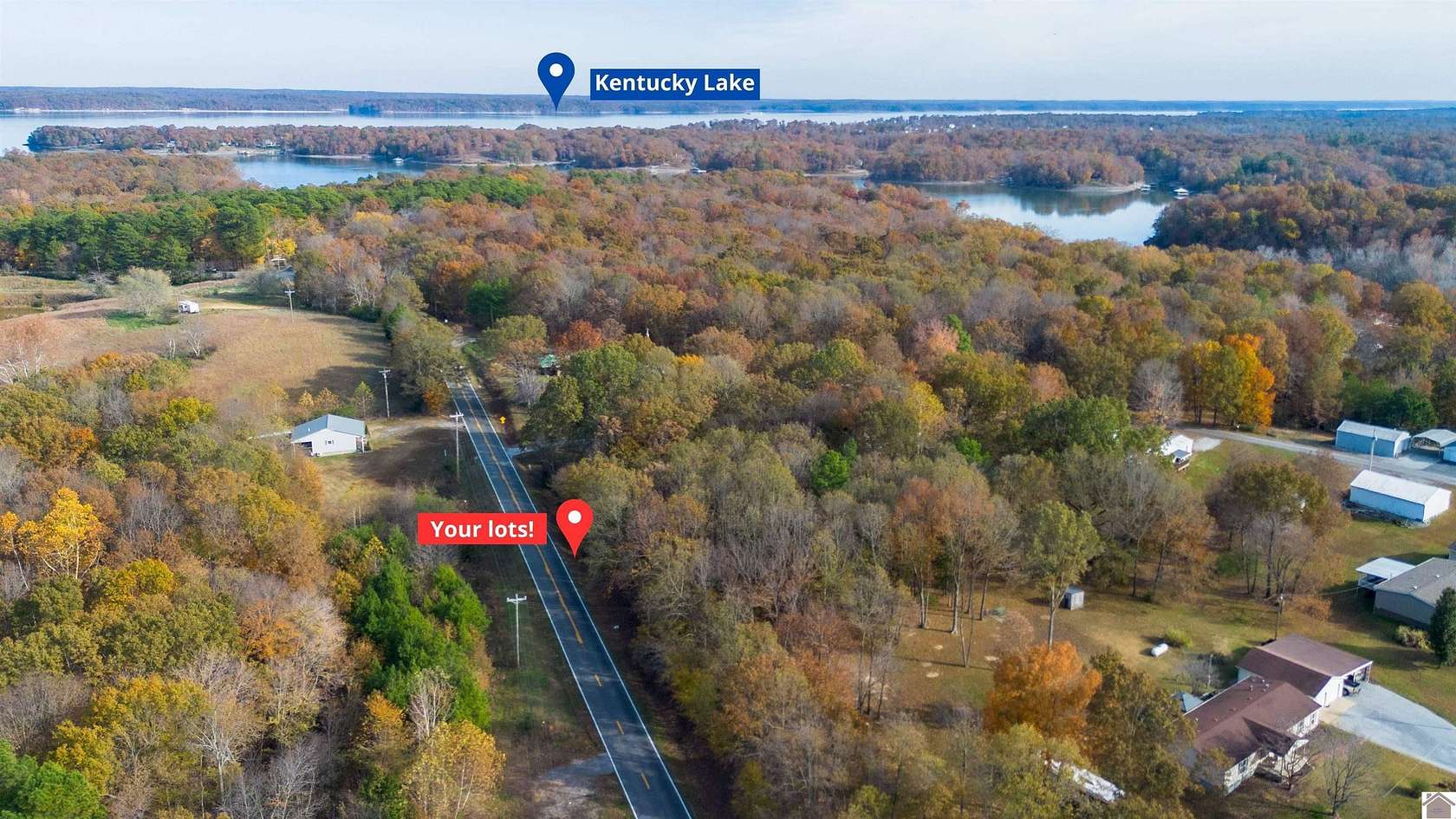 1.1 Acres of Residential Land for Sale in Gilbertsville, Kentucky