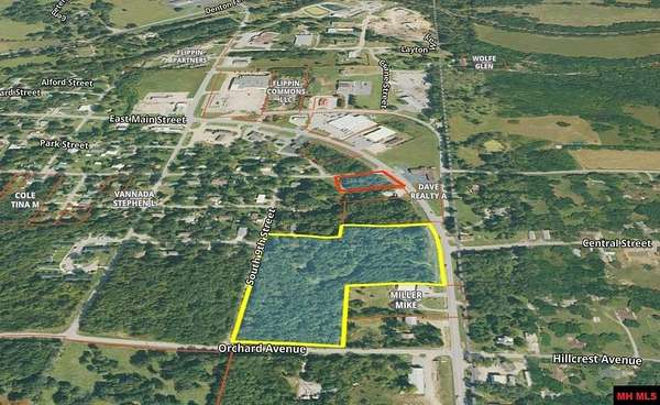 10.7 Acres of Commercial Land for Sale in Flippin, Arkansas