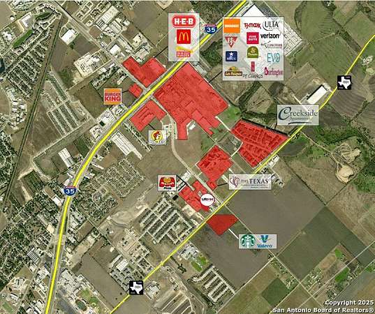0.55 Acres of Commercial Land for Sale in New Braunfels, Texas