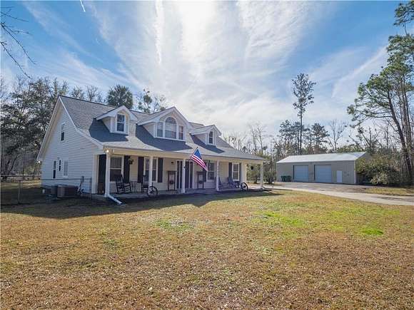 11.4 Acres of Land with Home for Sale in Townsend, Georgia