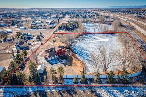 4.11 Acres of Residential Land with Home for Sale in Wellington, Colorado