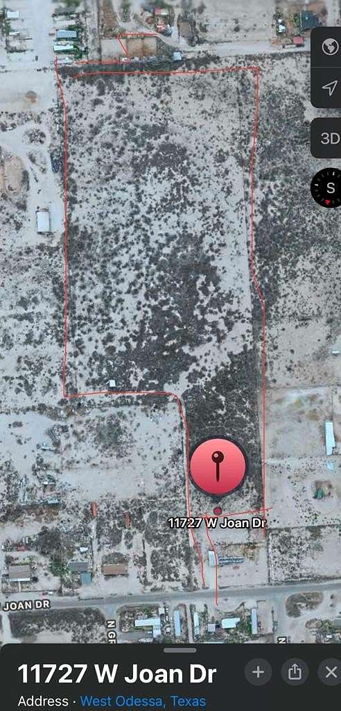 15.2 Acres of Land for Sale in Odessa, Texas