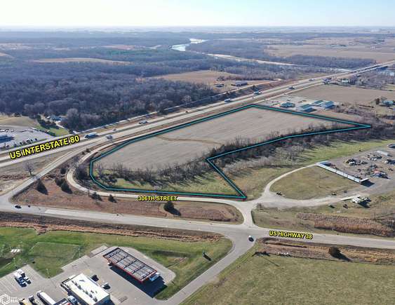 20.25 Acres of Commercial Land for Sale in Tipton, Iowa