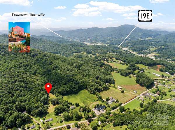 10.3 Acres of Land with Home for Sale in Burnsville, North Carolina