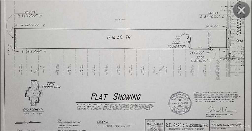 17.1 Acres of Land for Sale in Mission, Texas
