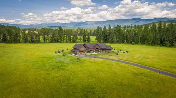 10.001 Acres of Land with Home for Sale in Whitefish, Montana