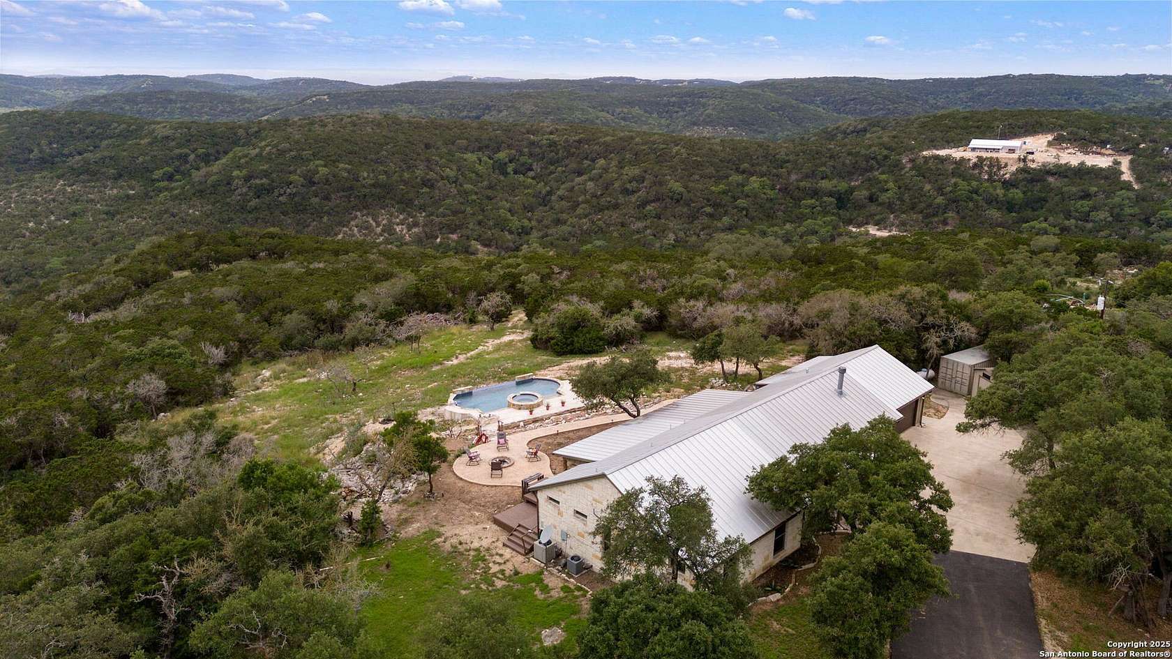 38 Acres of Recreational Land with Home for Sale in Pipe Creek, Texas