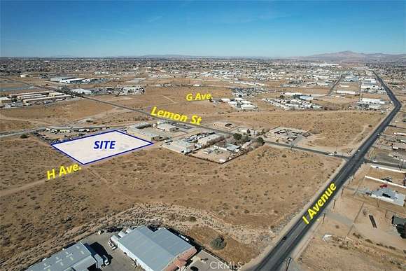 2.49 Acres of Commercial Land for Sale in Hesperia, California