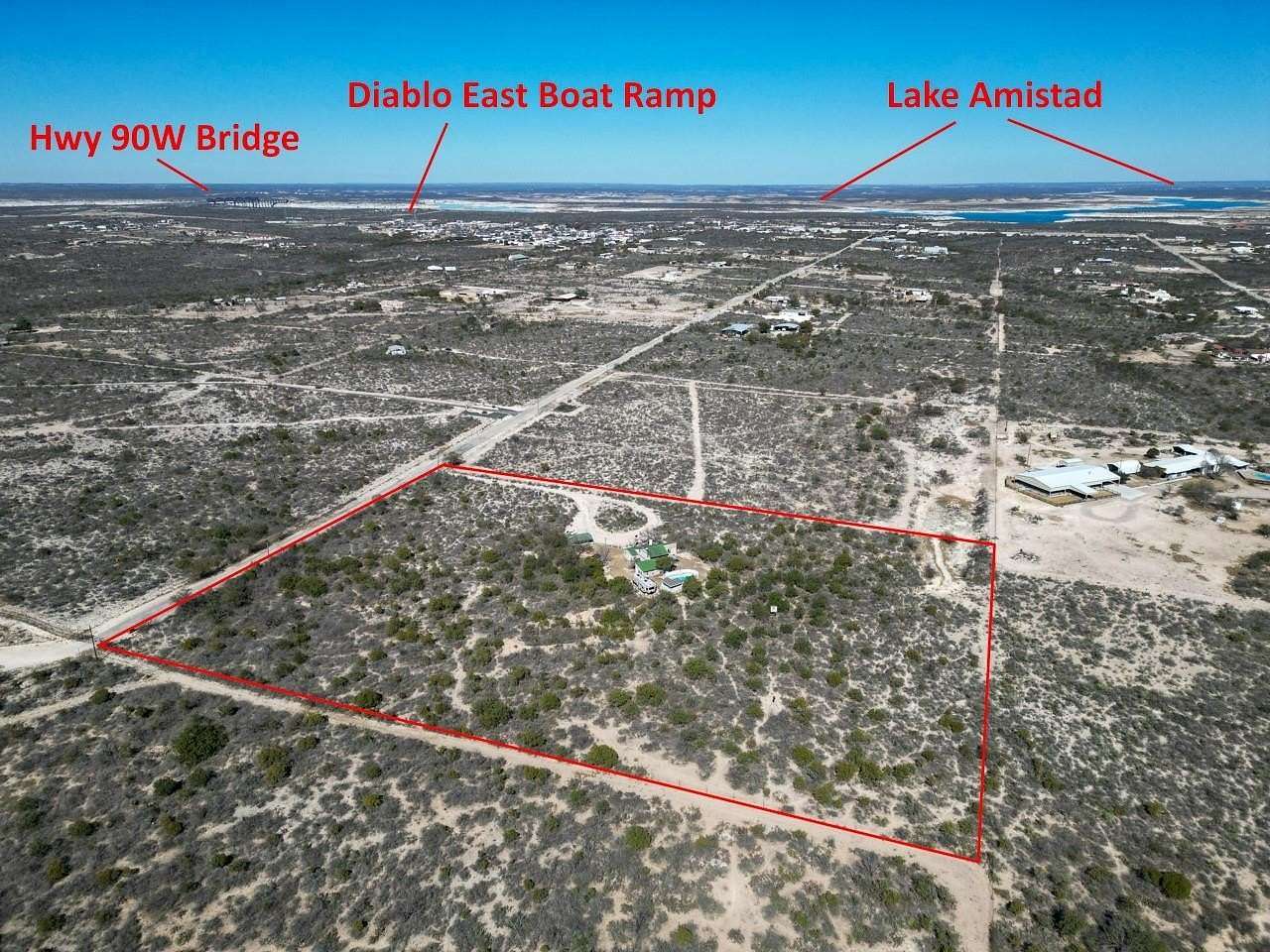 8.34 Acres of Residential Land with Home for Sale in Del Rio, Texas