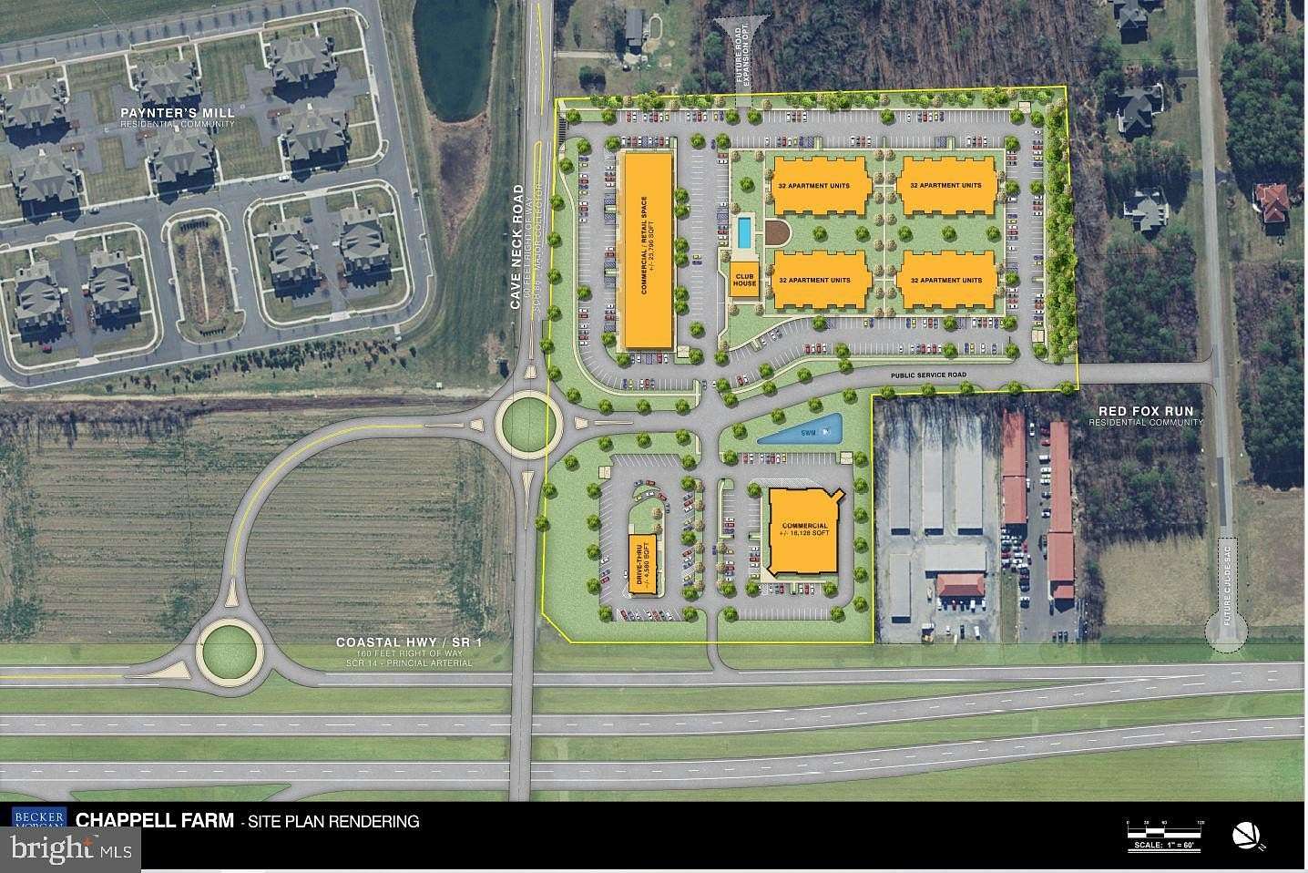 15 Acres of Commercial Land for Sale in Milton, Delaware