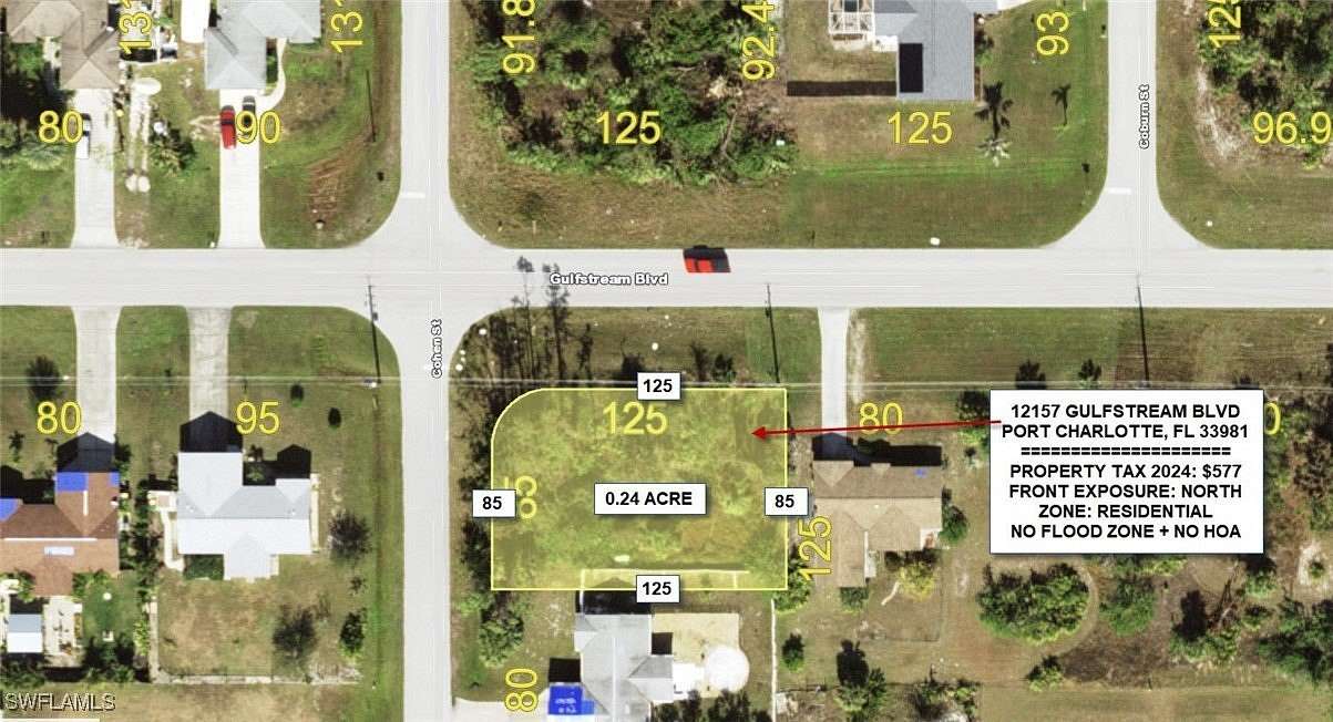 0.23 Acres of Residential Land for Sale in Port Charlotte, Florida