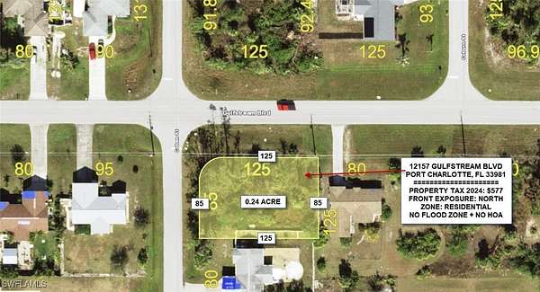 0.23 Acres of Residential Land for Sale in Port Charlotte, Florida