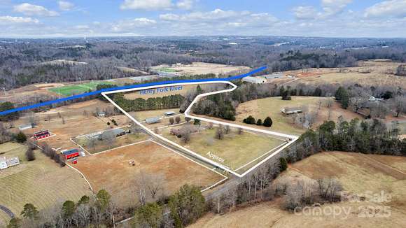 16.7 Acres of Land with Home for Sale in Hickory, North Carolina